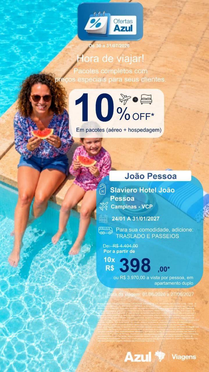 Pacote Azul Viagens